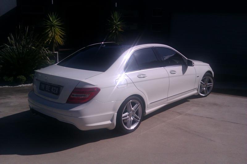 Mercedes c class amg sport mud flaps