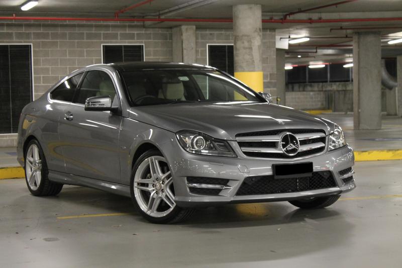 Mercedes benz e class coupe palladium silver