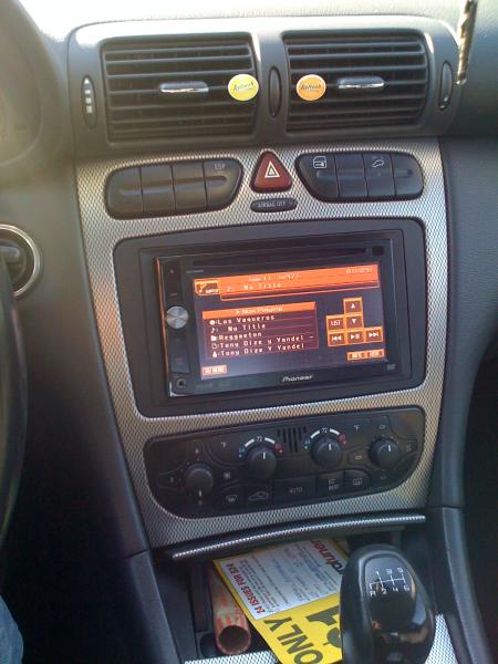 Mercedes c230 kompressor stereo removal #5