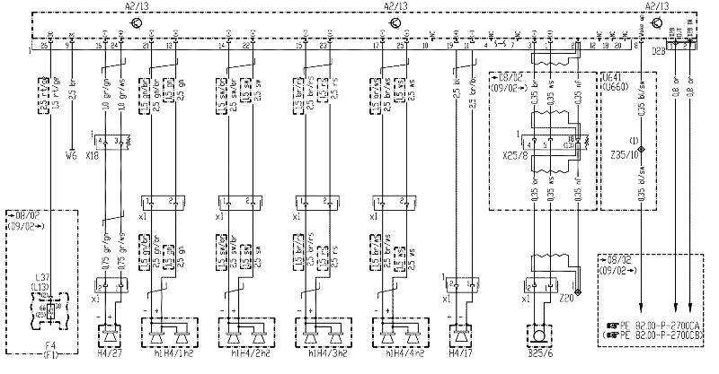 Mercedes bose amplifier diagram #7