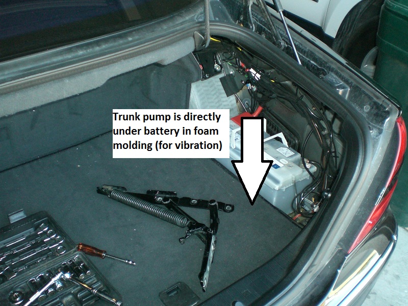 Mercedes cls 500 battery location #2