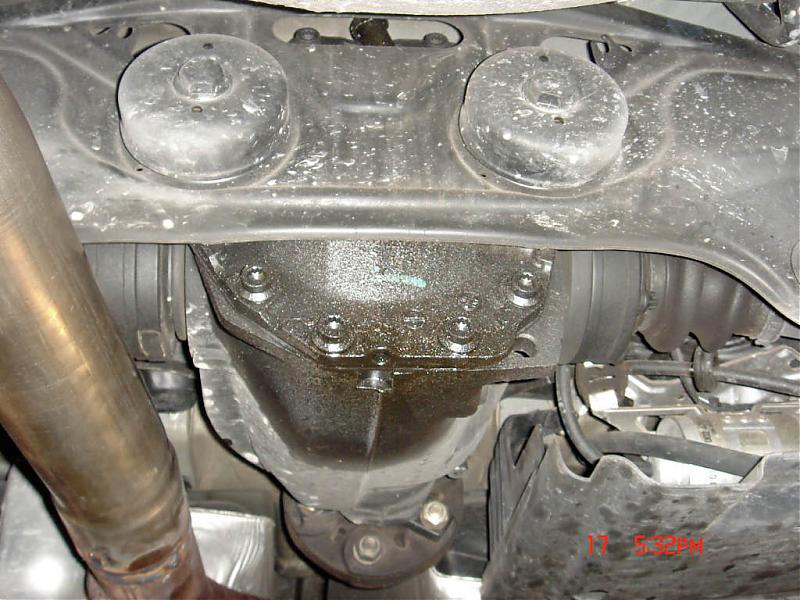 Mercedes benz rear differential leak #5