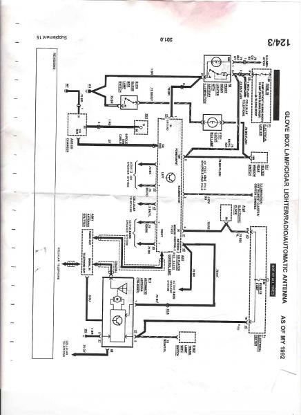 1993 Mercedes 300e wiring diagram #1