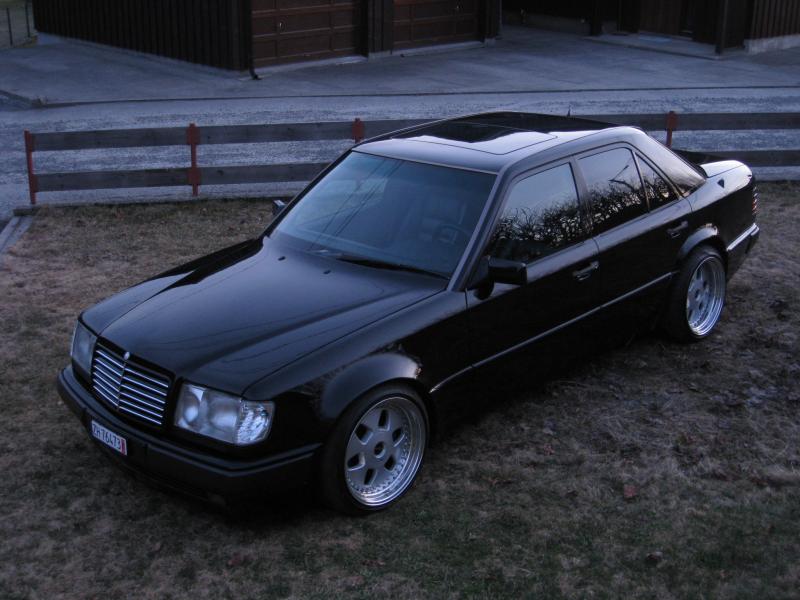 '94 E500 Limited sapphire black grey leather