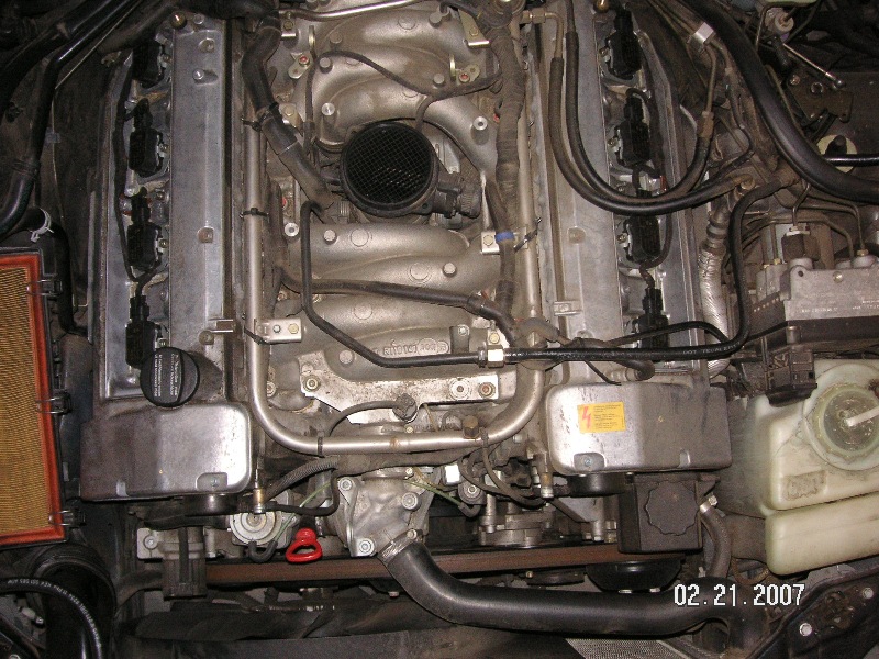 Engine mercedes a-class spark plug change