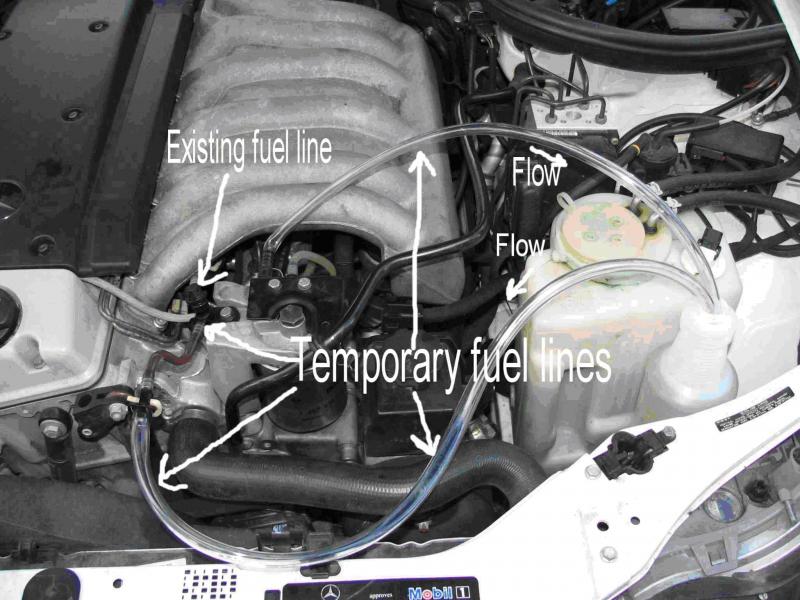 Mercedes diesel air in fuel lines #7