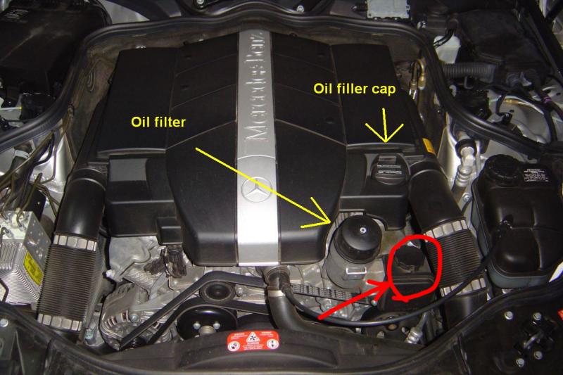 2006 E350 DIY Question- what type of oil goes in here? - MBWorld.org 