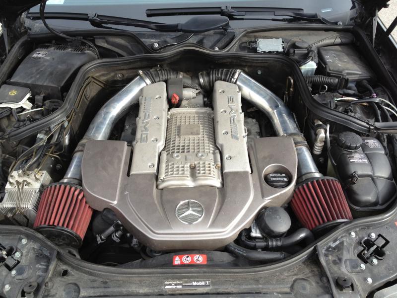 Mercedes w211 cold air intake #6