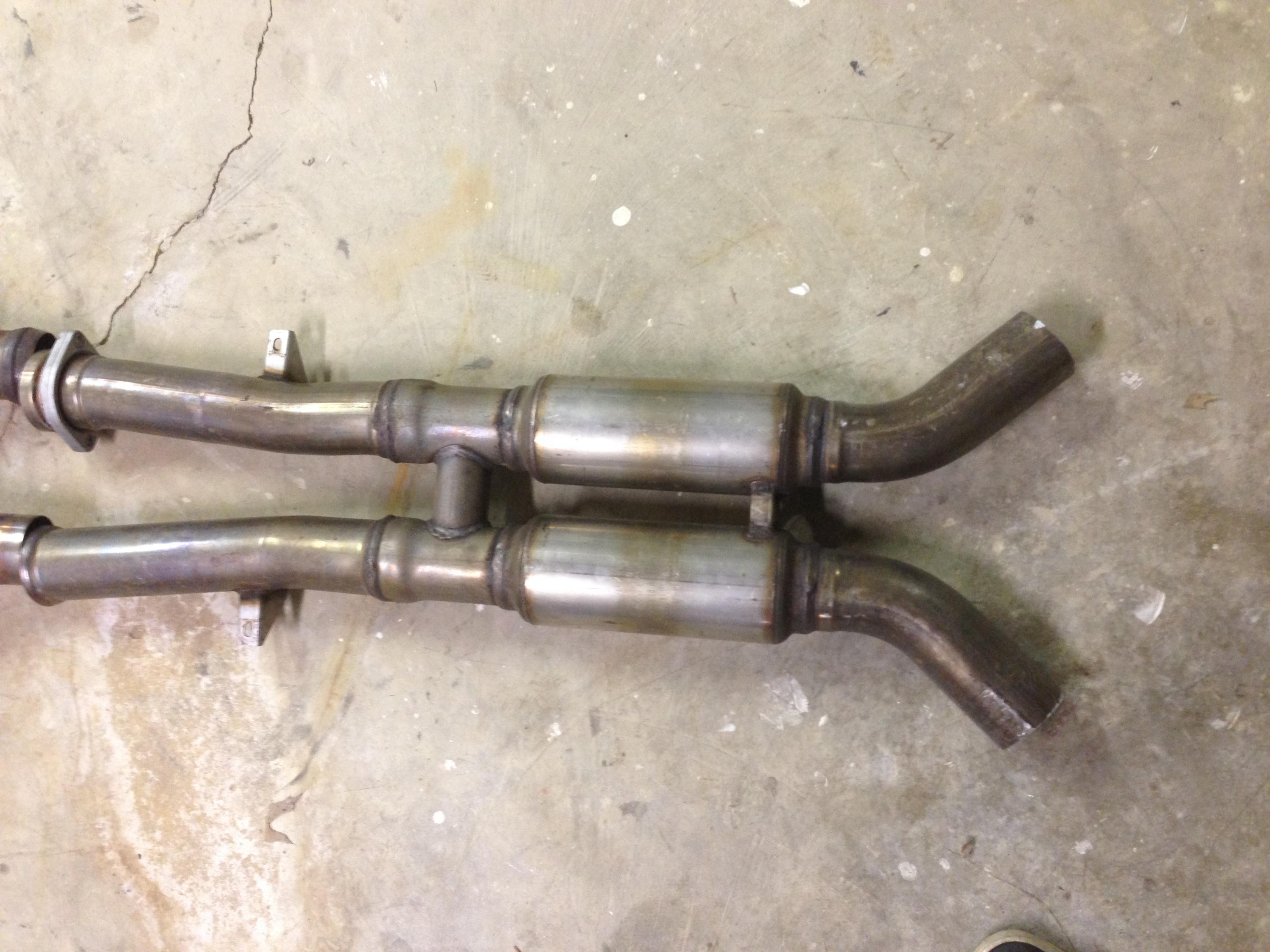 header with stock exhaust