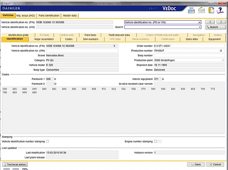 Mercedes benz vin decoder english #3
