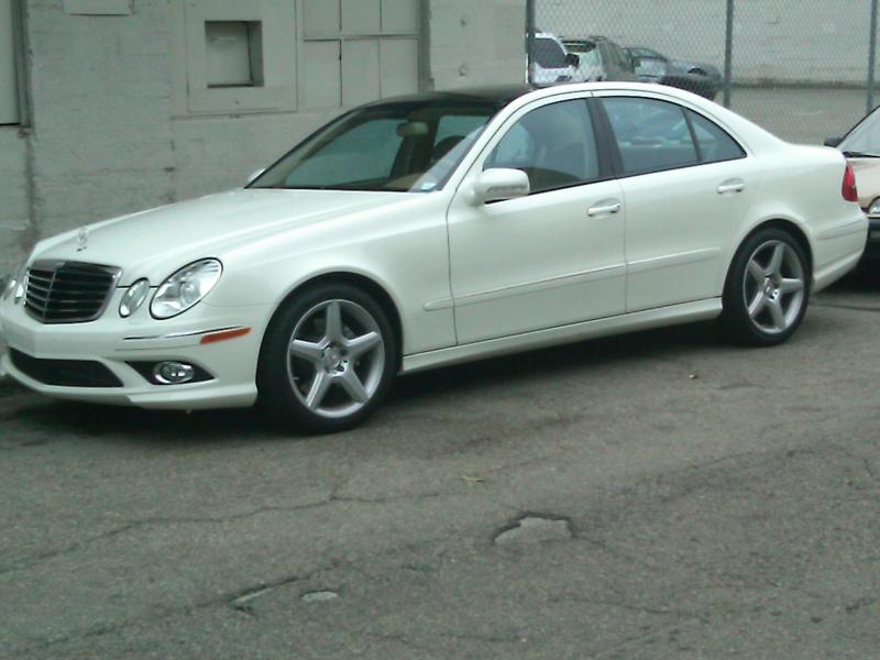 2009 White mercedes e350 #2