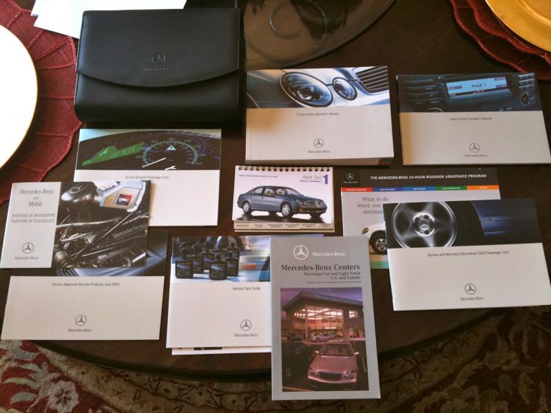 2003 Comand e320 manual mercedes owner system #1
