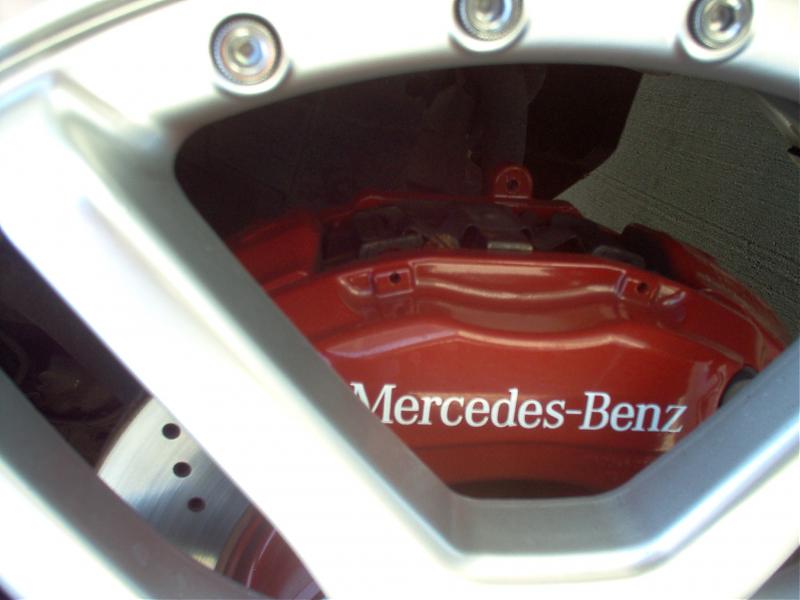 Mercedes benz brake decals #6