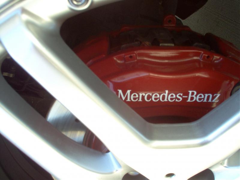 Mercedes caliper decals #6