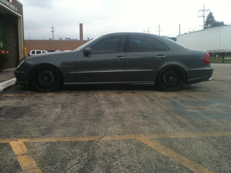 Attached Thumbnails lowered but now the ride sux e55slammedjpg