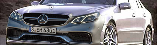 Mercedes-Benz W211 E-Class with 2014 W212 E63 AMG Front End Featured