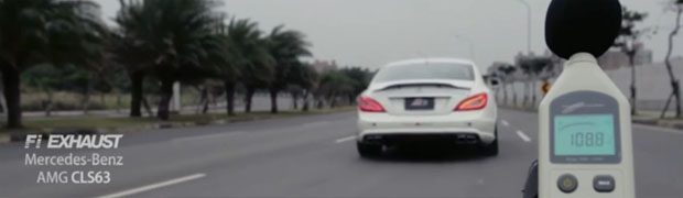 Fi Exhaust dB Test Featuring Mercedes-Benz CLS63 AMG