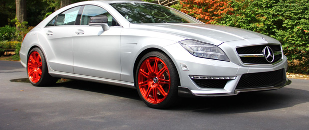 Mercedes-Benz CLS-Class with Red Wheels Slider