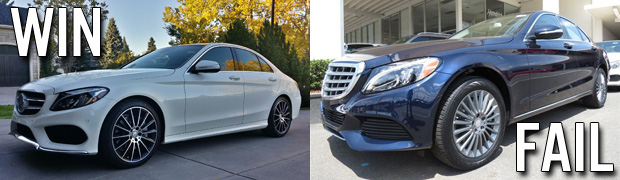 2015 Mercedes-Benz C-Class Sport Package vs Luxury Package Featured