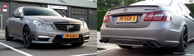 Mercedes-Benz E63 AMG Exhaust Featured