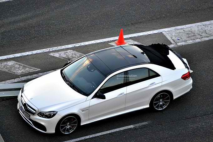 2014 Mercedes Benz E Class Spy Shot Probable 2014 Mercedes Benz E Class Spotted in Madrid