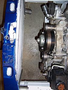 LS-190 **V8 engine swap with pics**-radiatorclearance.jpg