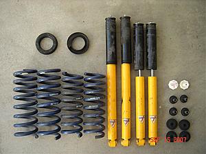 **For Sale: Yellow Koni Adjustable Sport Shocks &amp; H&amp;r Lowering Sport Springs (w202)**-combo.jpg