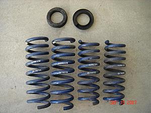 **For Sale: Yellow Koni Adjustable Sport Shocks &amp; H&amp;r Lowering Sport Springs (w202)**-springs-pads.jpg