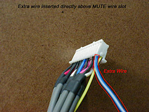 DIY installation of AVIC &amp; other aftermarket HU's for W203 (Warning! lots of images!)-8-extra-wire-inserted.jpg