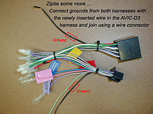 DIY installation of AVIC &amp; other aftermarket HU's for W203 (Warning! lots of images!)-10-ziptie-some-more.jpg