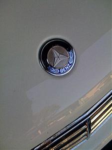 NEW Mercedes-Benz White Star Flat Hood Badge for C-Class W203!-whitestarbadge1.jpg