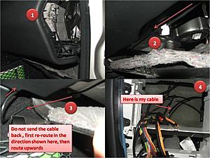 D.I.Y. Aux-In on 2007 W203 (without the wiring harness) (Large Image Warning!)-routing_the_cable.jpg