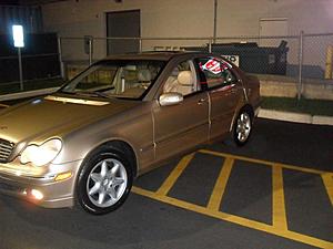 My First W203 Pictures on MB-198.jpg