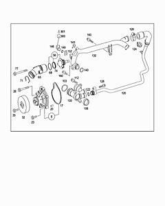 Noise on startup - rattle noise - driver side near wiper resevior-m271-water-pump.jpg