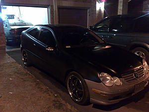 Matte black full vinyl wrap C230 coupe.-04072011118.jpg