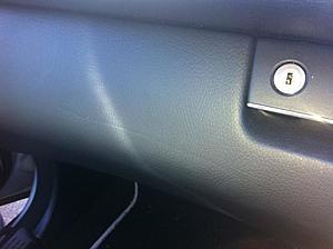 Dent in glove box material.-img_0834.jpg