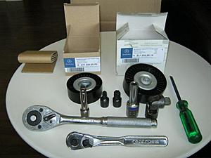 DIY: M271 Idler &amp; tensioner pulley-parts-tools.jpg
