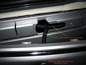 Aftermarket Reverse sensor installed-07_sensor-cables-enclosed-conduit.jpg