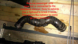 Need help, Radiator Removal , have pictures. Stuck on the last step.-imag1037.jpg