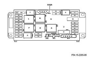 2002 C230k electrical disaster - Front &amp; rear SAM designation - Pin Outs - d2b &amp; MOST-front-sam.jpg