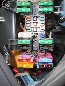 Can anyone point me to the fuse for the cigarette lighter?  2002 W203-driversidefusebox.jpg