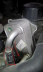 [DIY] Oil Cooler replacement procedure for W203 M112 engine-oil-cooler-leaking.jpg