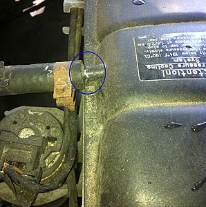 Coolant hose/nipple on expansion tank appears to be cracked. Is this normal?-image.jpeg