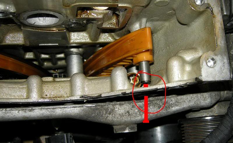 Is there a way to check timing chain with tearing engine apart