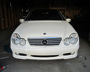 My White W203 Kompressor Coupe.-kocpr.jpg