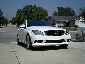 c63 Grill Installed from Ebay on White c350 with pano and Dark tint, looks sick! Pics-dsc01918.jpg