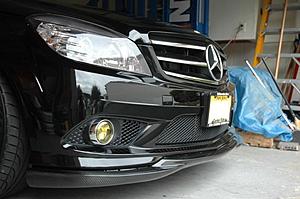 W204 AMG package bumper carbon add one spoiler on sale-dsc_4902.jpg