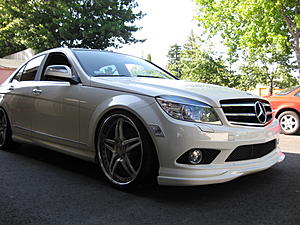 W204 AMG package bumper carbon add one spoiler on sale-img_8800.jpg