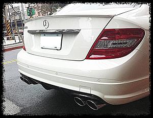 W204 C280 with PIECHA QUADRO exhausts setup-photo.jpg