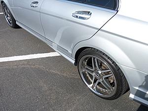 I Highly Reccomend the Chrome Door Handle Inserts on a white c-class-p1000759.jpg